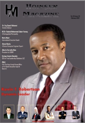 Kevin T. Robertson on Hoinsen Magazine cover