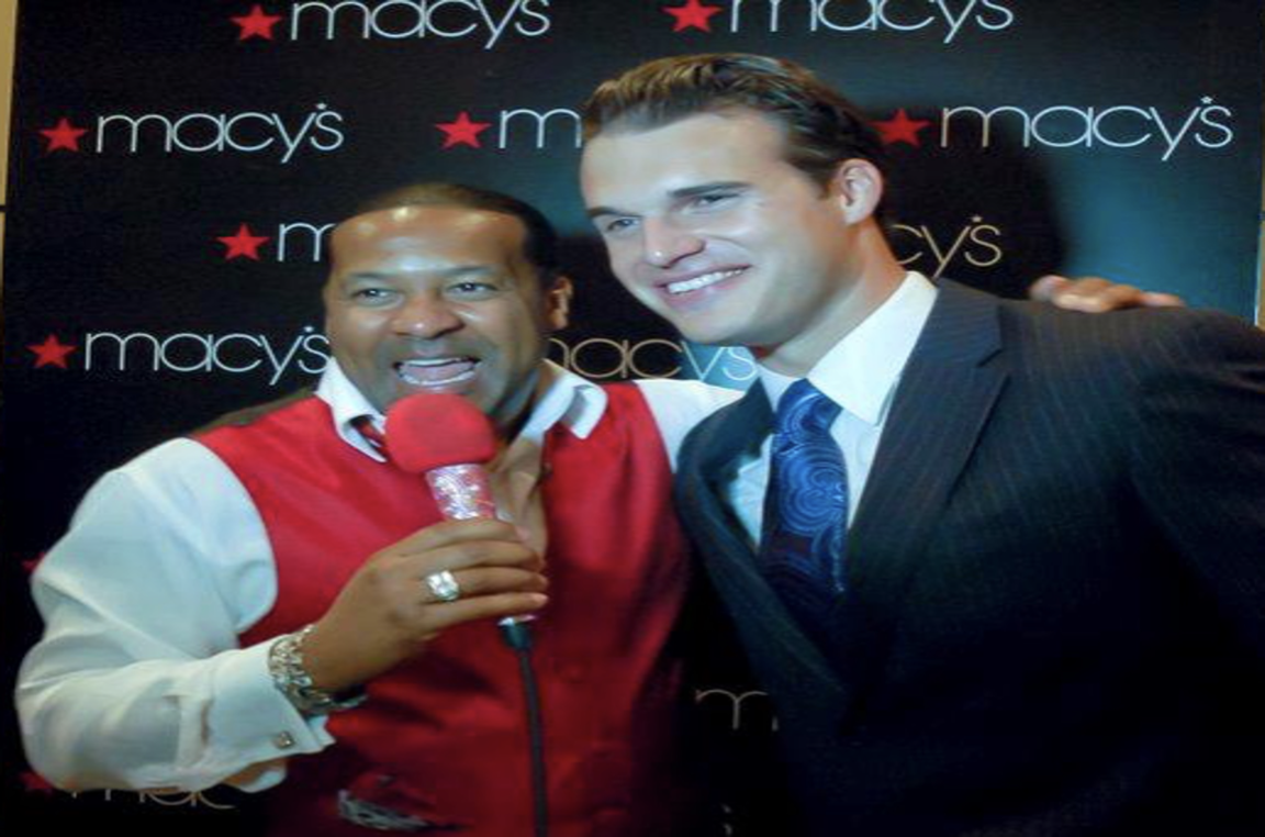 Kevin T. Robertson at a Macy's event