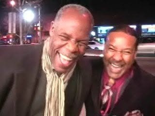 Kevin T. Robertson with Danny Glover