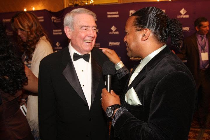 Kevin T. Robertson with Dan Rather