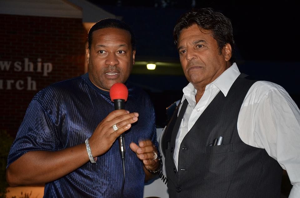 Kevin T. Robertson with Erik Estrada