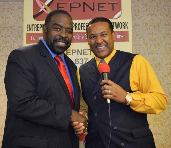 Kevin T. Robertson with Les Brown