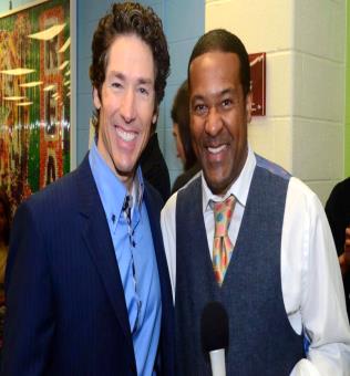Kevin T. Robertson with Joel Osteen