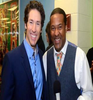 Kevin T. Robertson with Joel Osteen