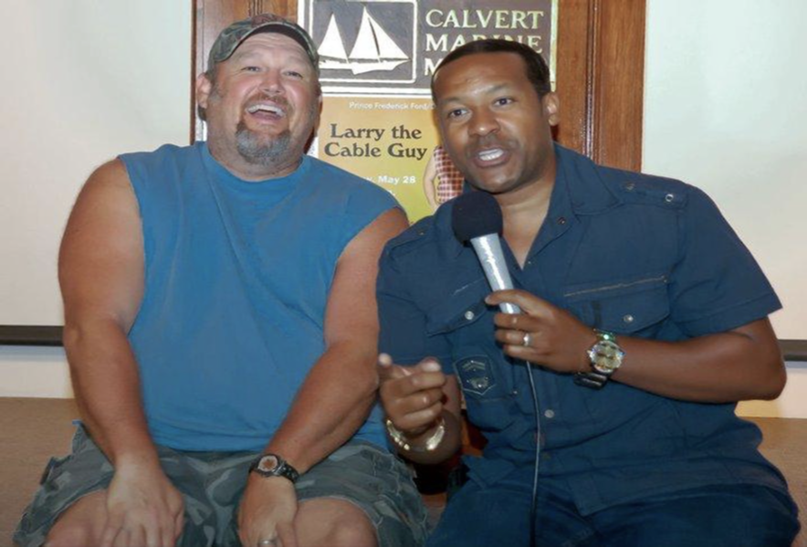 Kevin T. Robertson with Larry The Cable Guy