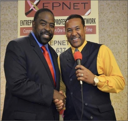 Kevin T. Robertson with Les Brown