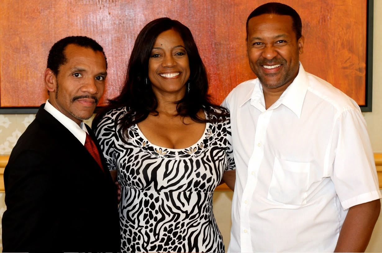 Kevin T. Robertson with Ralph Carter and Bern Nadette Stanis