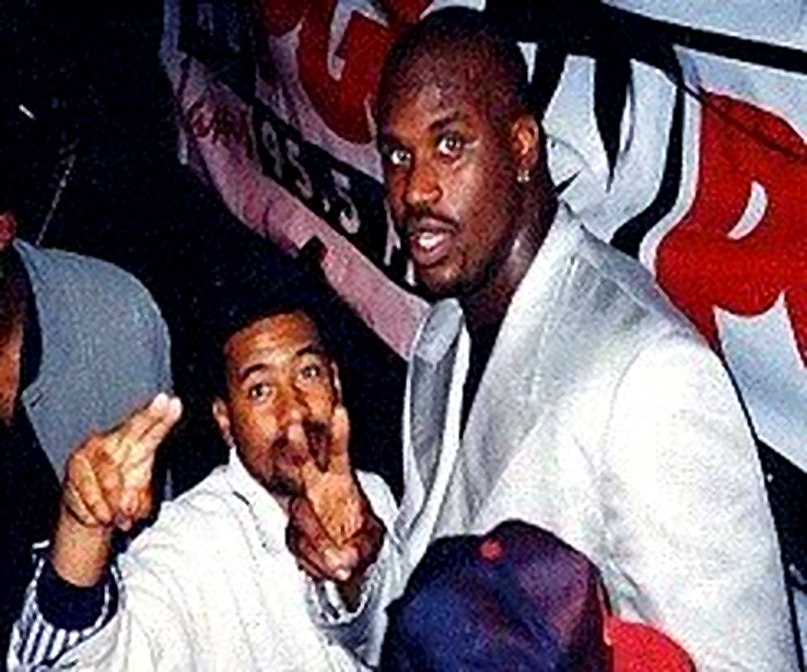 Kevin T. Robertson with Shaquille O'Neal