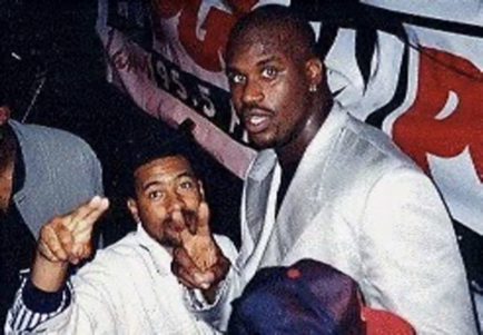 Kevin T. Robertson with Shaquille O'Neal